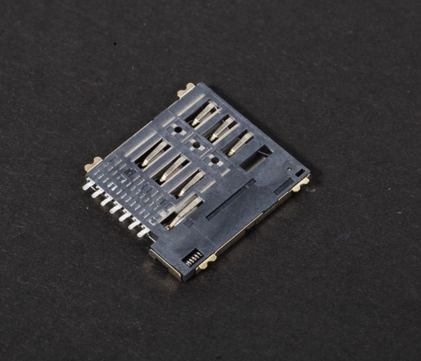 China good columnless PIN Micro 1.4mm 6+1P SIM socket connector