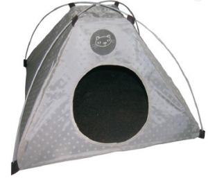 Wholesale Grey Washable Polyester Collapsible Cat Play Tunnel from china suppliers