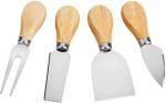 Kitchen Natural Wood Handle Cheese Knives Household Knife Fork Spatula