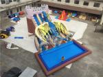 Industrial Dragon Inflatable Water Slide 15X11X8M 0.9mm Pvc Tarpaulin Material