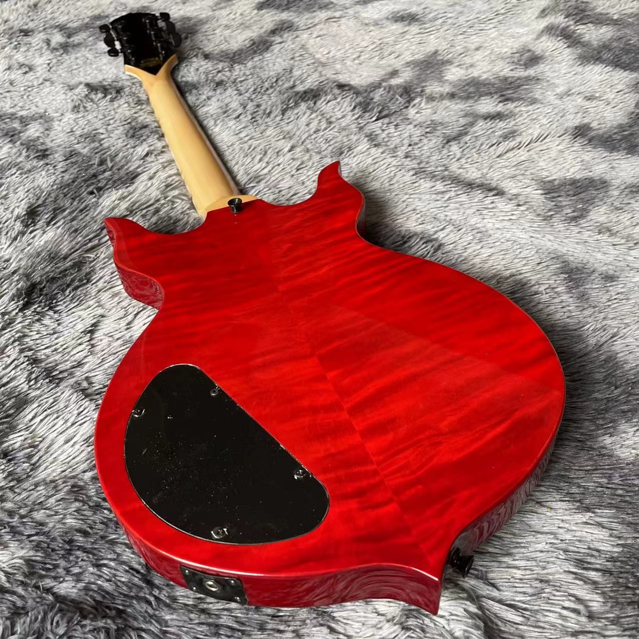 Custom Zakk Wylde Audio in Kinds Color Electric Guitar with Bound Ebony Fretboard Block Inlays
