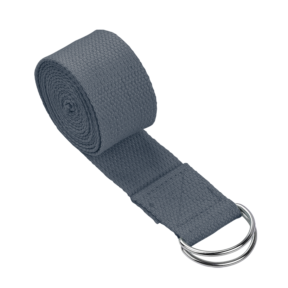 Yoga Exercise Adjustable Stretch Band Training Belt Leg Fitness Exercise Anti Slip Pilates Strap with D Buckle