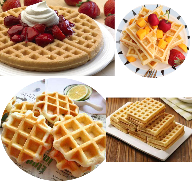 Interchangeable Grilling/Panini Press Plates Waffle Maker for 220V Voltage Commercial