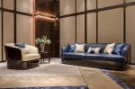 Modern Royal Living Room Furniture Italian Genuine Leather Sofa Set