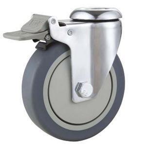 Wholesale 06-Medical caster Plastic brake caster TPR wheel from china suppliers
