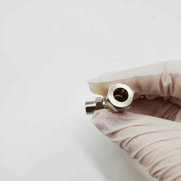 TKT-PL8-01 Port Size 1/8 Pneumatic Line Fittings Right Angle External Threaded Joint