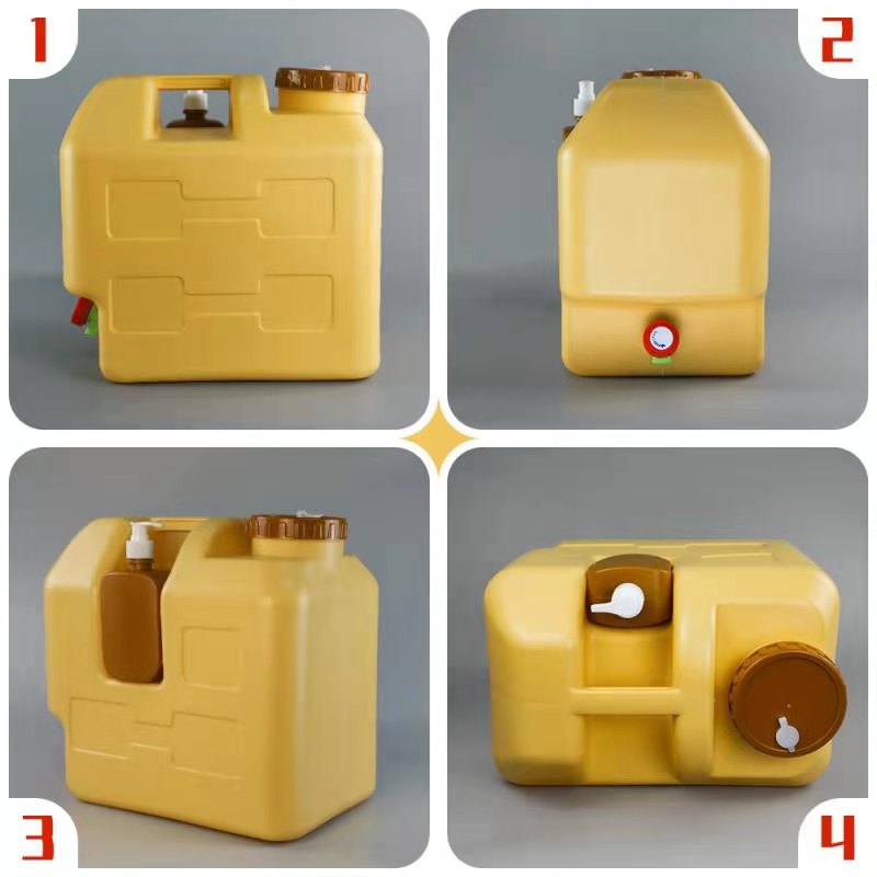 ISO9001 Outdoor 30l 5 Gallon Water Tanks With Handle 85*55mm