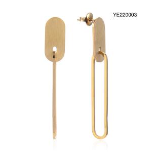 Wholesale Antique Jewelry Collection Earrings 14k Gold Stainless Steel Long ear pendants from china suppliers