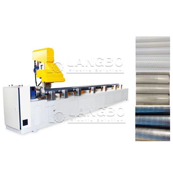 PVC Pipe Punching Machine Drilling Hole Slotting Machine PVC Pipe Slotting Grooving-Cutting Machine