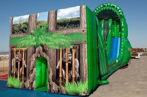 Wholesale Kids Zip Line, Inflatable Tarzan Zip Line For Grassland Amusement Sports from china suppliers