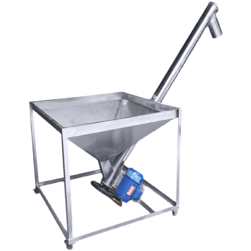 OEM Custom Stainless Steel Inclined Conveyor Powder Feeder Screw Conveyor