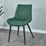 Italian Minimalism Modern Leather Dining Chairs Aging Resistance