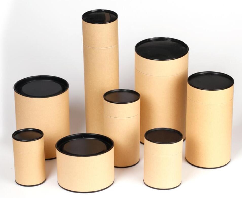 Eco Friendly Deodorant Paper Cardboard Cylinder Tubes Packaging Custom Design