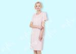 Personalized Ladies Night Dresses Sleepwear / 100 Cotton Short Sleeve Nightgown