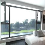 Canadian Standard Mass Production Thermal Break Aluminum Casement Windows with