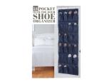 24 Large Pockets Cloth Over The Door Shoe Organizer