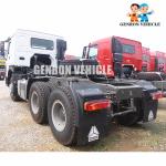 Sinotruck Diesel Fuel 6x4 WD615 Tractor Head Trucks With Sleeper