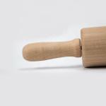 297mm Laser Logo Wooden Baking Tools Beech Small Wooden Rolling Pin