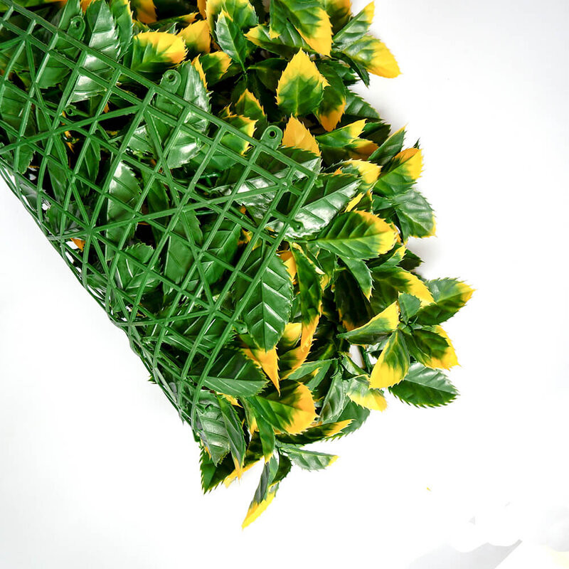 Fake Plant Hedge Artificial Greenery Wall for Company or Shopping Mall Decoration