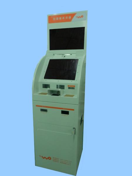 Hospital Advertising Screen Self Service Kiosk, Barcode Scanner S859