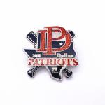 Professional Sports Trading Pins Iron Shape Custom Soft Enamel Pins