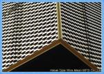 Copper Expanded Metal Mesh , Architectural Sheet Metal Mesh Screen Anti - Slip