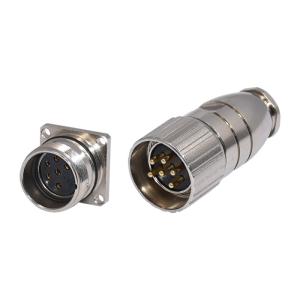 Wholesale M23 Power Connector Male 7 Pin Panel Mount Circular Metal Connectors PA66 from china suppliers