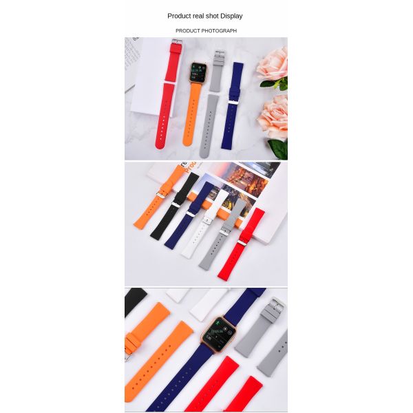 Quick-Release Silicone Smartwatch Band · Customizable Logo | OEM / ODM -SHX