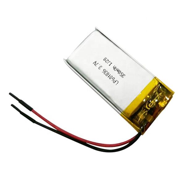 OEM Lithium Ion Polymer Battery Waterproof Li Ion Battery 3.7 V 350mah