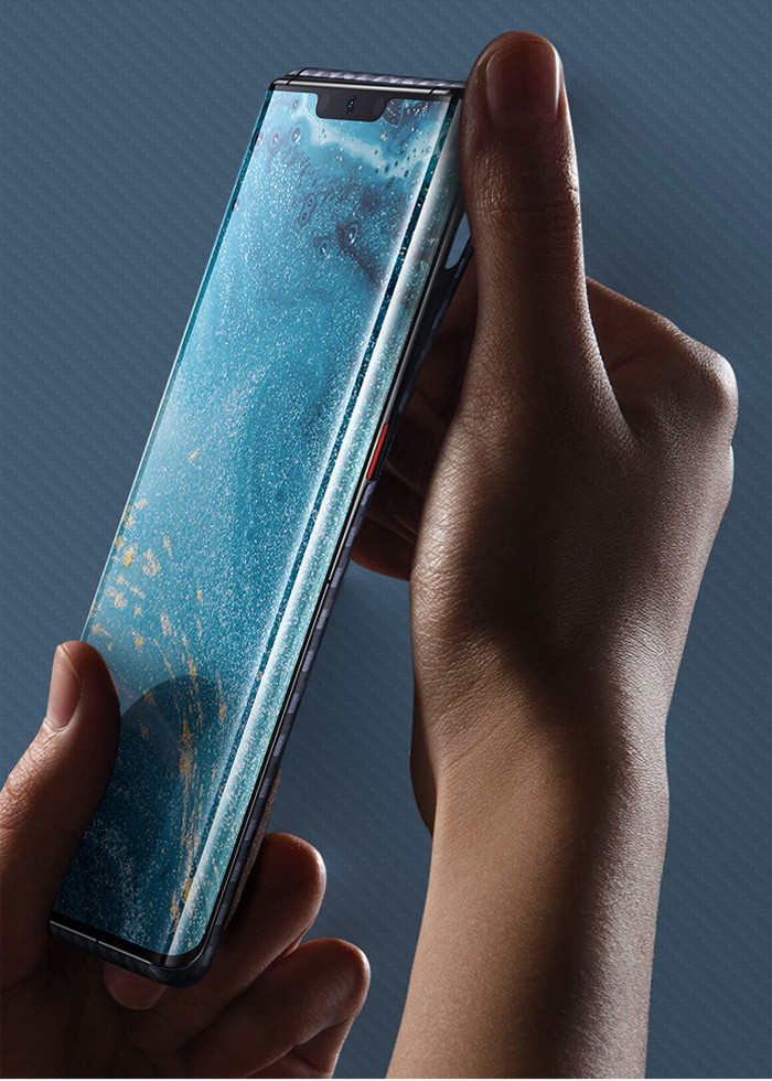 Matte Twill Aramid Fiber Huawei Case For Huawei Mate 30 Pro