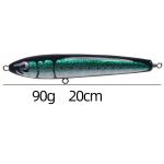 Colorful 20CM/90g 3D Eyes Wooden Bait Treble Hooks Best Buoyancy Solid Wood