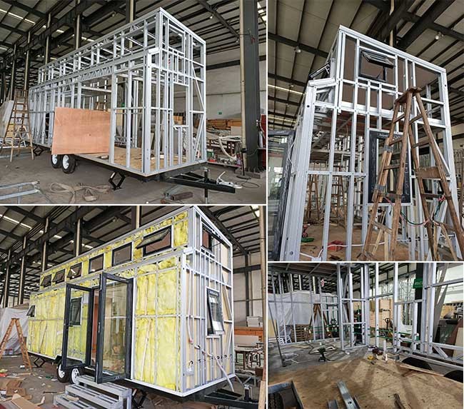 Modular Prefab Light Steel Tiny House On Wheels: Innovative Design