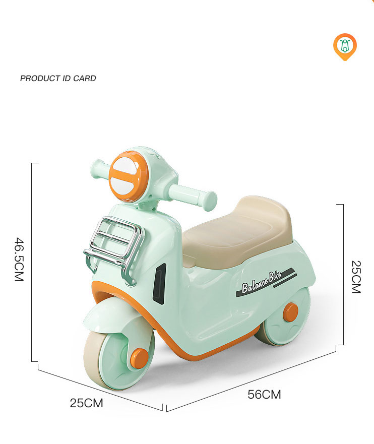 Customized Kids Gift for Boys Girls 12 inch Seat Type Walker Sliding Balanced Car