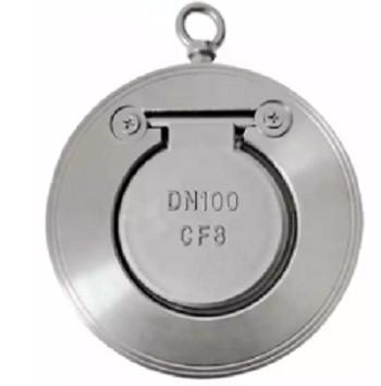 DN50 Stainless Carbon Steel SS304 SS316 wcb EPDM NBR Viton Seal Single leaf thin