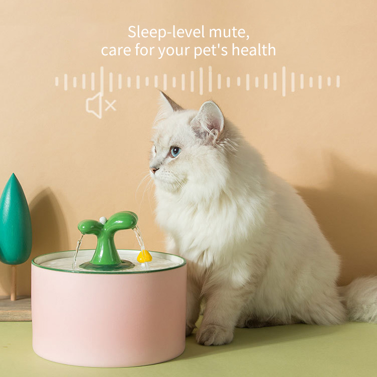 Smart Electric Ceramic Automatic Cat Feeder For Pet Drinking