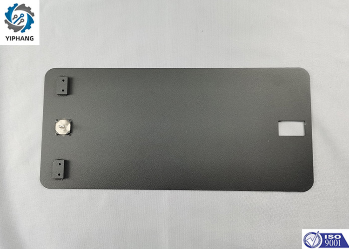SPCC Electrical Box Door Sheet Metal Brackets Textured Black Powder Coating 1.5mm