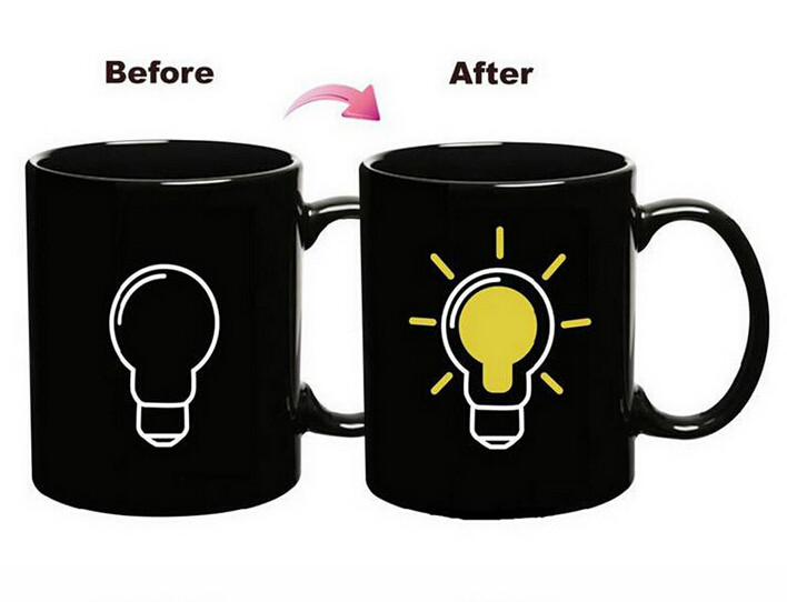 Advertising Promotion Heat Sensitive Photo Mug 11oz Gift Ware