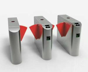 Wholesale 110V To 220V Electronic Flap Barrier Turnstile Gate For Airport from china suppliers
