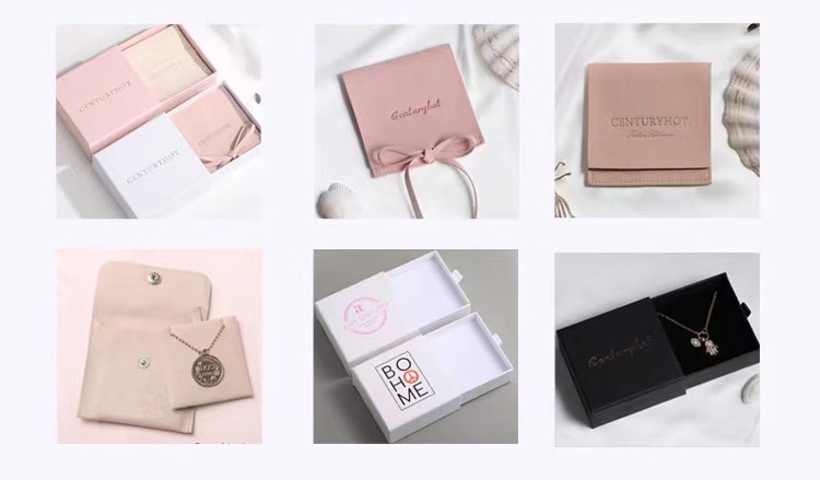 Factory custom microfiber Carrying bags Suitcases Gift boxes Pouches Jewelry bracelets earrings Envelope bags Jewelry ba