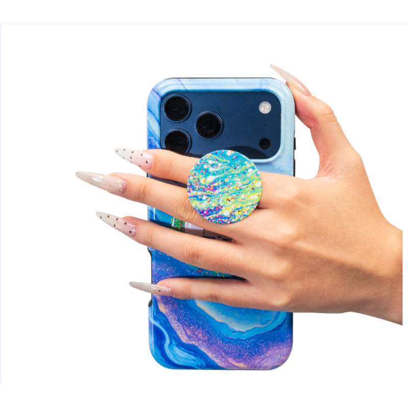 Foldable Blank 360° Rotatable Sublimation Magnetic Phone Holder DIY Custom Logo Adjustable Magsafe Ring Holder