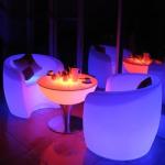 Waterproof LED Bar Furniture , LED Bar Stools For Living Room / Garden