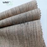 handfeeling horse hair interlining for men‘s suit with natural color