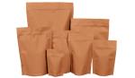 Stand Up Bag Kraft Paper Pouch Bag Composite Film For Packaging Granular Powder