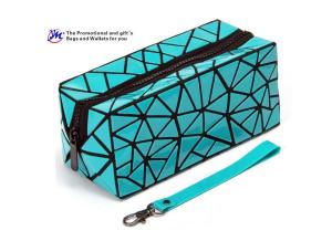 Wholesale Foldable Fashion Cosmetic Bags PVC Material Made With Diamond Pattern from china suppliers