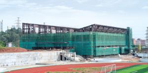 Wholesale Low Carbon Steel Building Steel Frame Fabrication For Gymnasium from china suppliers