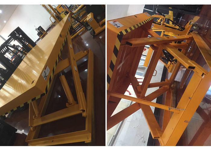 Hydraulic Stationary Scissor Lift Platforms 1.7 Meter Lifting Height With Double Pump