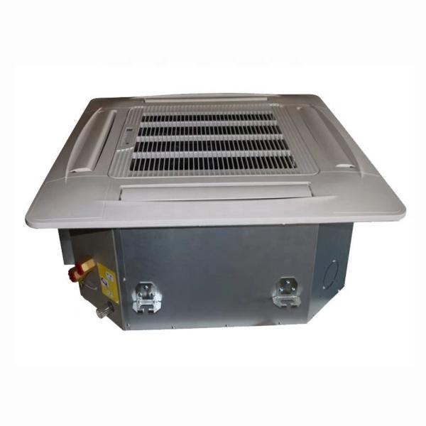 Commercial Chilled Water Fan Coil Unit Ceiling Cassette Type Air Conditioner FCU