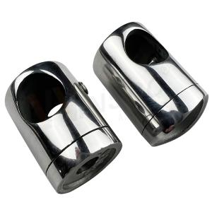 Wholesale SS 304 316 Balustrade Fittings Mirror Satin Cross 1/2'' 16mm 19mm Stainless Steel Bar Holder For 38.1mm 44.4mm 2'' Pipe from china suppliers