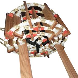 Wholesale Safe Marine Rope Ladder 24Kn Breaking Strength Wood And Manila Material from china suppliers