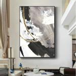 6 Color Hand Painted Oil Painting Abstract Handmade for Nordic Living Room